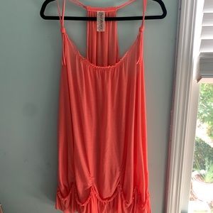 Free People Coral Dress/Swim Cover
